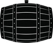 © Biddut - Classic barrel silhouette icon illustration