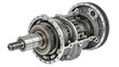 © floride100 - Explore the inner workings of a state-of-the-art transmission system, a marvel of engineering precision for automotive and industrial applications