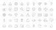 © BUDENGRMX - Collection of HandDrawn Icons Representing Mindfulness Ideas and Wellbeing. Vector Illustrations. EPS Editable