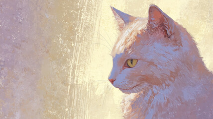 Naklejka na meble ネコのイラスト - ネコのイラスト4