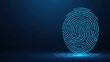 © Eman Suardi - Digital fingerprint scanning for secure biometric identity authentication and access technology