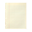 © QuahuxStudio - Torn Note Paper: A single sheet of lined notepad paper, offering a blank canvas for writing or creativity, torn at the side, evoking a sense of used or discarded ideas.