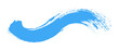 © sultan - Vector minimal blue brush stroke texture on white background