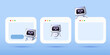 © Felizlalala - AI communication chat bot window and virtual support. Concept of AI and machine learning.