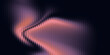 © Nusrat - Abstract Light Waves With Pink And Orange Glow In Dark Modern Digital Art