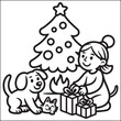 © Rahul - Cozy girls with bold black and white coloring pages