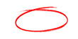 © Nexira - Hand-drawn Red marker circle isolated on a transparent background, brushstroke oval shape for design elements