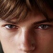 © Andrii Zastrozhnov - Close-up of young caucasian male eyes with intense gaze