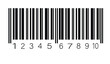 © Salman - barcode PNG illustration with vertical scanning lines and numeric code isolated on white background