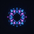 © Chroma - Abstract Glowing Node Network Connection Background