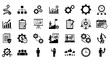 © charli - Vector icon set for project management, business planning, performance, and strategy