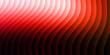 © sala - Neon ribbed fractal glass 3d background. Holographic vertical stripe pattern with vibrant purple blue yellow gradient. Abstract black bg, iridescent texture lines in radiant colors. 3D illustration
