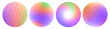 © Login - Set of translucent colored spheres. Abstract geometric design. 3D vector illustration for brochure, poster, cover, card, presentation, flyer or banner.