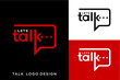 © syifa - Lets Talk Logo Design Communication Conversation Dialogue Speech Bubble Concept.
