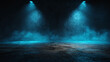 © Thiago - A mysterious and dramatic scene illuminated by two spotlights shining down on a dark stage