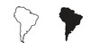 © iconic - Latin america icon vector design. icon doodle hand drawn.