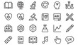 © SHUVO - Comprehensive academic icon pack covering science, art, UX, law, and basic education concepts