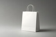 © melano - Stylish white shopping bag mockup for branding, retail, gifts, and product packaging ready for your creative design, a versatile blank canvas.