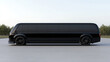© Panupan - Luxurious black limousine concept with tinted windows, modern design, and elegant outdoor setting