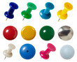 © chodorov - colorful push pins isolated on white background