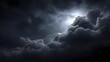 © Thares2020 - Conceptual chart representing financial growth or progress with an upward trend line breaking through dramatic stormy clouds toward bright light