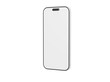 © vegefox.com - Clean, crisp white smartphone mockup on a pure white background. Perfect for app design or user interface prese