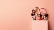 © Oleh - Cosmetics and beauty products spilling from shopping bag
