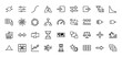 © PixeloAI - Machine learning and artificial intelligence line icon set. Vector pictograms of attention, flowcharts, data, and algorithms, thin linear illustration.