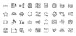 © PixeloAI - Network and computer technology line icon set. Vector pictograms of server, firewall, data center, and low latency, thin linear illustration.