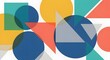 © MdAlmin - Colorful abstract vector background featuring a pie chart with 3D circles and a growth arrow as a symbol of financial data report design