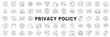 © tutti_frutti - Privacy policy icons, data protection, consent, encryption, password, lock, shield, mobile apps