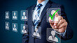 © Creative mind - Human resources concept for recruitment and selection.