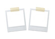 © Dream Stock - Two photo frames with tape isolated on transparent background