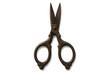 © Krtola  - Vintage ornate embroidery scissors with bronze finish and intricate details, ideal for crafting and antique themes, transparent background