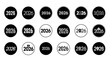 © M.A.K - Collection of 2026 icons, showcasing different minimalist design styles and variations  for