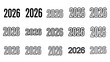 © M.A.K - Collection of 2026 Text Designs for Creative Projects and Graphic Representations