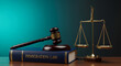© Henhen - Immigration law concept with gavel, scales of justice, and law book on a wooden table