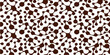 © Dhani - Abstract seamless pattern featuring interconnected brown organic shapes resembling molecular structures or cellulaar networks, creating a modern and dynamic background design