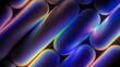 © Imro Stock - Abstract macro photography captures a vibrant spectrum of iridescent colors shimmering across rounded capsule shaped forms in a dark moody setting.