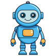 © Bathiya sadew - Cute Friendly Robot Cartoon – Storybook Vector Illustration