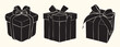 © maizephyr - Vintage Christmas Gift Box Set Illustration