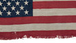 © Tarek - Vintage american flag with stars and stripes in red white and blue color close up view
