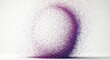 © Jame - Digital abstraction vanishing into white. Particles scatter, creating a sense of void, breakdown, and ultimate emptiness. Fade effect ,concept ,scatter ,chaos