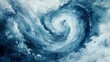 © Mahmud Creative - A dramatic vortex of stormy blue and white clouds creates a powerful swirling natural phenomenon