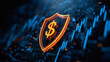 © SIMANG - Shield with Dollar Sign Representing Financial Security Concept
