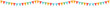 © Kay - Festive garland of colorful triangular bunting flags hanging in a wavy line.