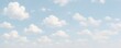 © Jafree - Trendy white color 2026 year. Blue sky with fluffy white cloud. Bright sunny summer day for outdoor activities, calm weather background. Trendy color 2026.