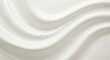 © Jafree - Trendy white color 2026 year. Abstract creamy white cosmetic background for beauty presentation with smooth waves, texture and small bubbles as a trend for 2026.