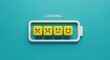 © TechNova Graphics - Emotional battery loading with angry, sad, neutral, and happy face