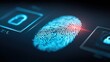 © VisualForge - Fingerprint scanning for digital security and data protection.